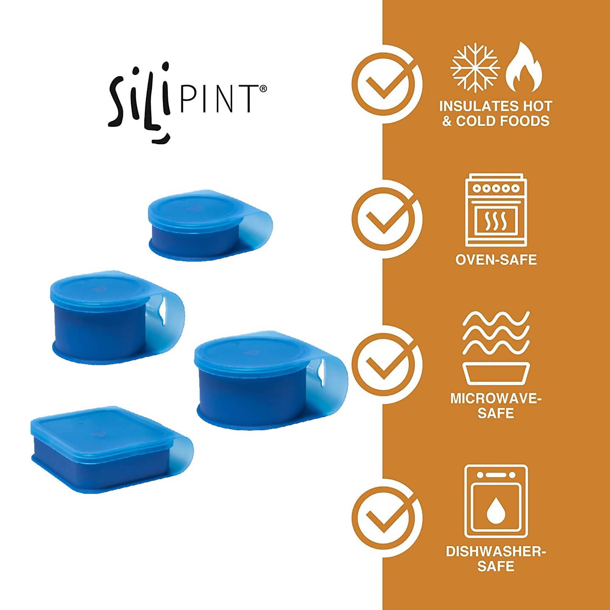 Silipint® 4-Piece Silicone Go Go Bowl Set